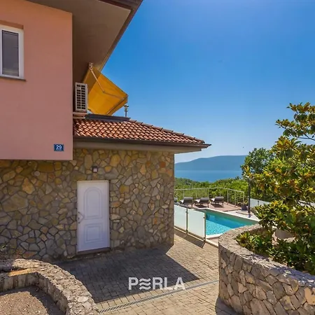 House Sea View With Pool On Krk Island, Beatiful Gasthof