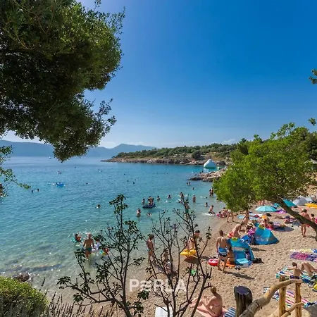 House Sea View With Pool On Krk Island, Beatiful Gasthof