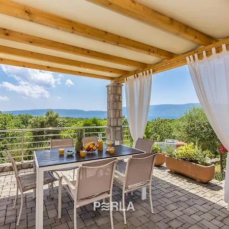 House Sea View With Pool On Krk Island, Beatiful