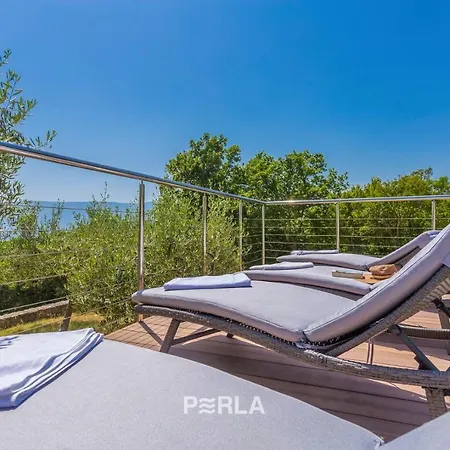 House Sea View With Pool On Krk Island, Beatiful 3* Vrh (Krk)