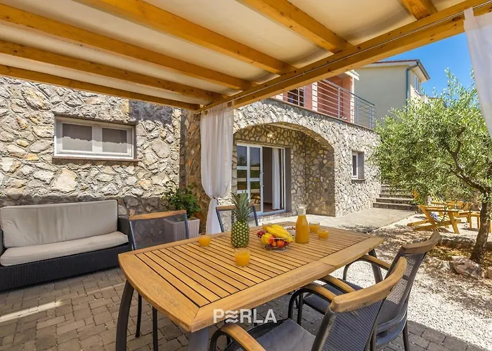 House Sea View With Pool On Krk Island, Beatiful
