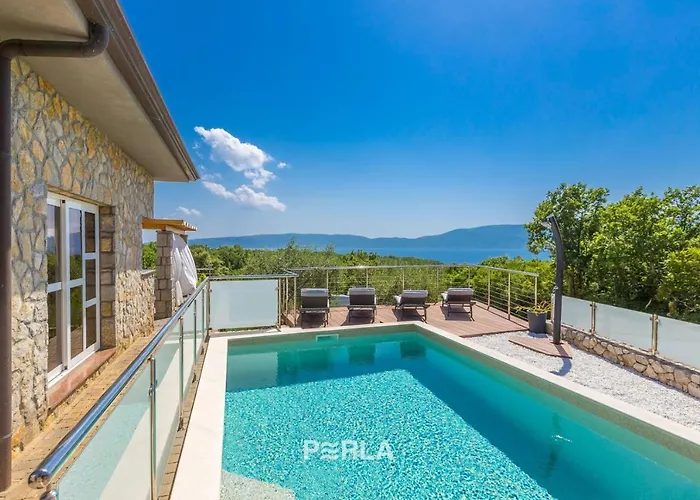 Gasthuis House Sea View With Pool On Krk Island, Beatiful 3*