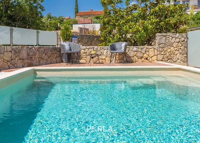 House Sea View With Pool On Krk Island, Beatiful