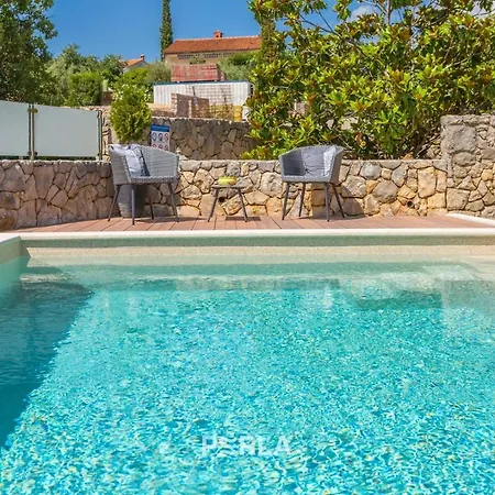 House Sea View With Pool On Krk Island, Beatiful